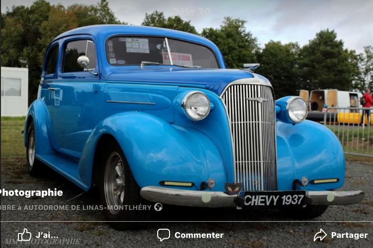 Chevrolet sedan slant back